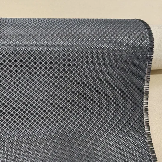 요트 보트용 297GSM 자카드 카본 파이버 메탈릭 실버 하이브리드 패브릭 롤