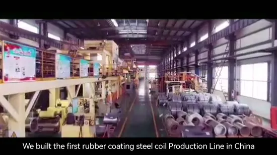고무 코팅 금속 복합 재료 NBR 및 FKM 코팅 강철 재료