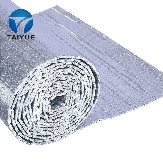 효과적인 열 보호를 위한 알루미늄 호일 절연 금속 소재