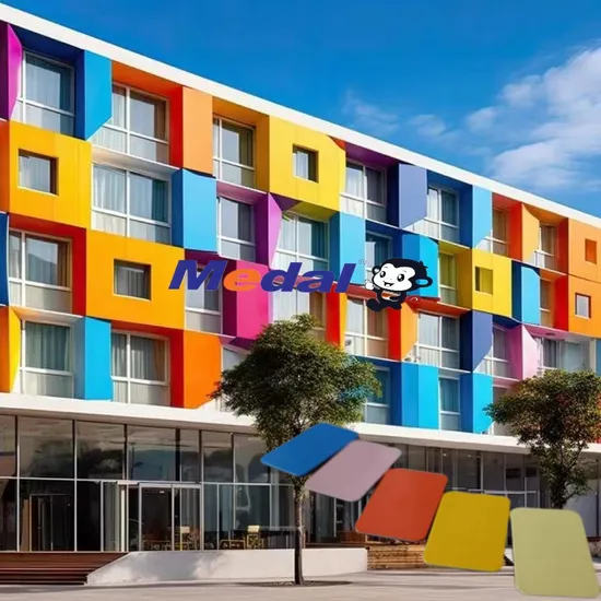 고객 크기 제조업체 외벽 건축 자재 알루미늄 복합 패널 장식용 알루미늄 코일